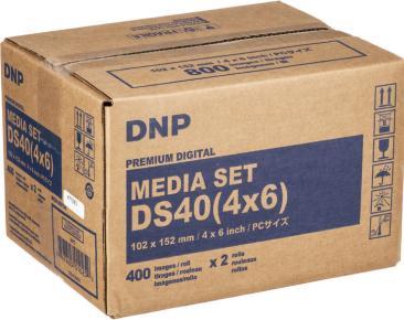 Produktbild DNP DS 40 Media DS 10x15 cm 2x 400 Prints (10 x 15 cm, 400 Stk.)