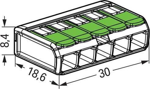 Actual product image Wago Connecting terminal blister
