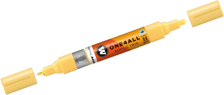 Produktbild Molotow Marqueur pour Maquettes - One4All Twin - Acrylique Vanille Pastel - 1,5/4mm - -115 - 15 cm (Vanille Pastell, 4 mm, 1 x)
