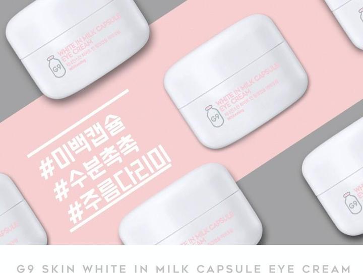 Immagine prodotto G9 Skin bianco in crema per gli occhi in capsula di latte (Gel per la cura degli occhi, Giorno)