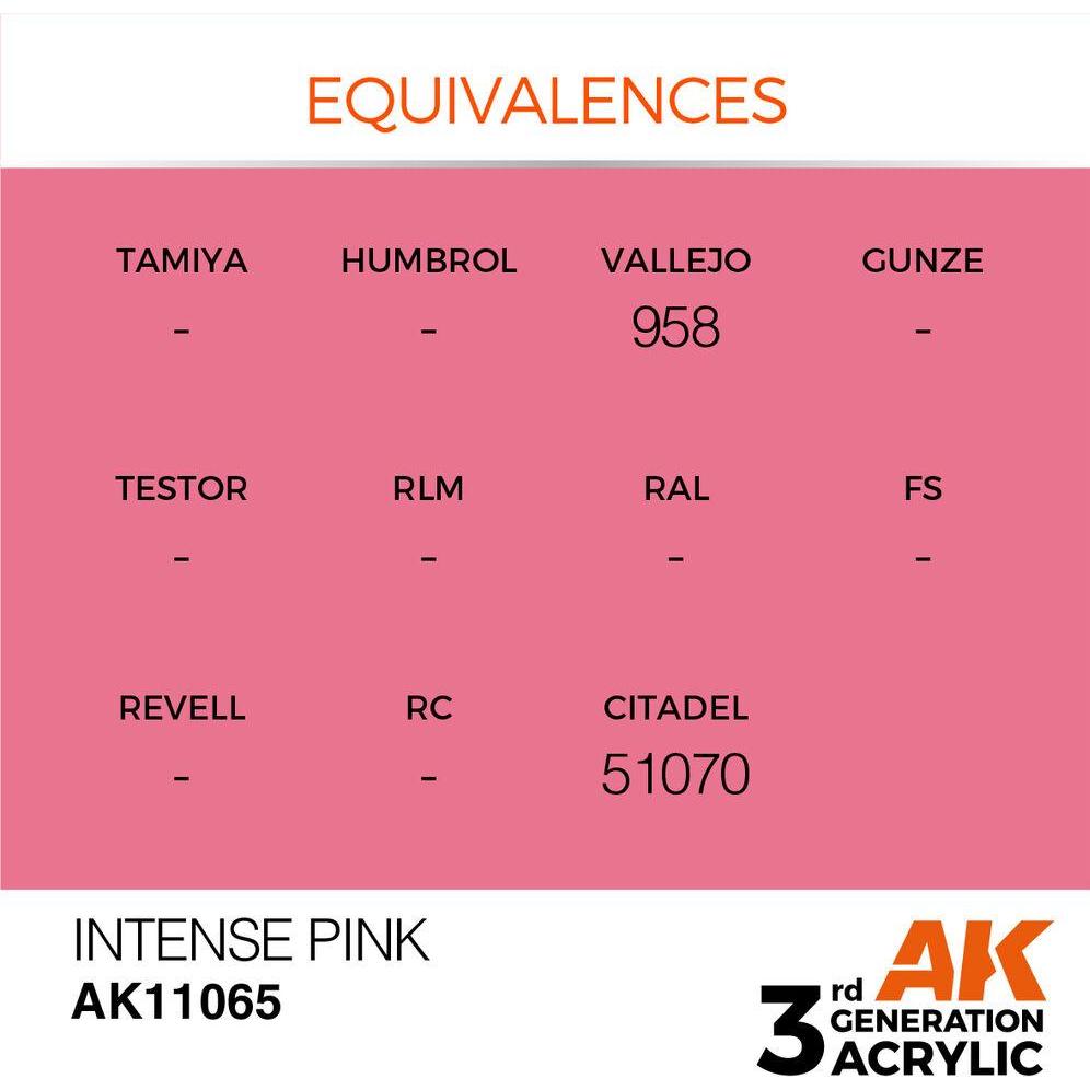 AK Interactive, Colore + Vernice per fai da te, Pot de Peinture - Rosa intenso (17 ml)