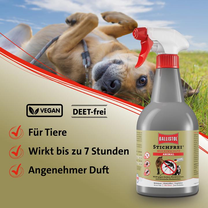 Produktbild Ballistol Stichfrei Animal, Pumpspray 100 ml (Katze, Hund, Vogel, 100 ml)