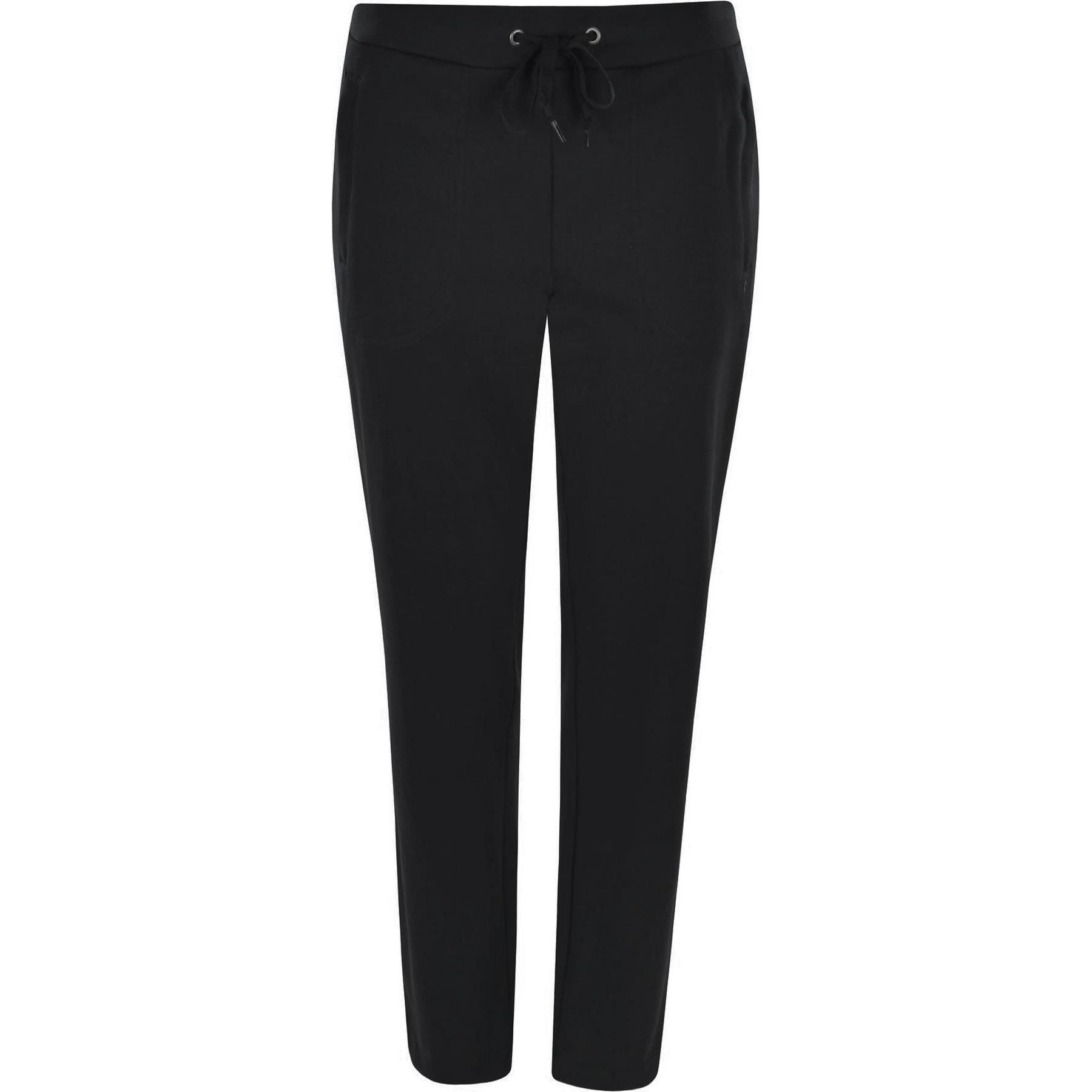 Hajo, Damen, Pyjama, Jogginghose Sportlich Bequem sitzend - 16179, Schwarz, (48)