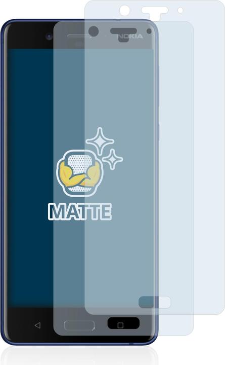 Produktbild BROTECT Entspiegelungs-Schutzfolie Displayschutz Matt (2 Stück, Nokia 8)