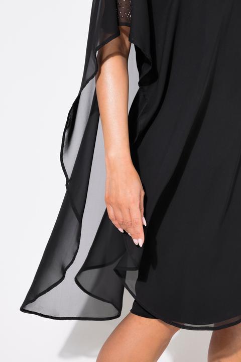 Actual product image Ulla Popken Chiffon Cape Dress (60)