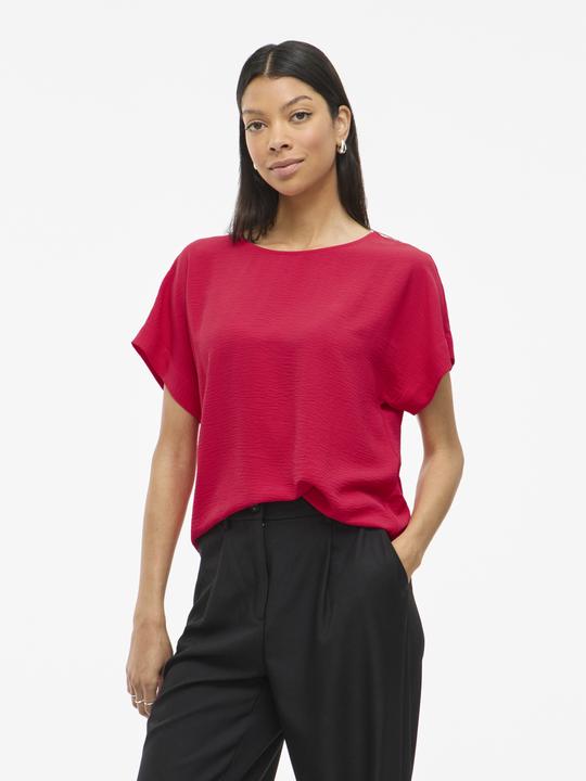 Produktbild Vila Rundhals Oberteil mit kurzen Ärmeln (40)