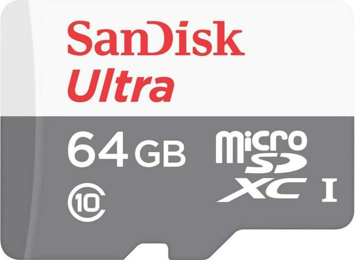 Produktbild SANDISK Ultra (64 GB, microSDHC, microSDXC, U1, UHS-I)