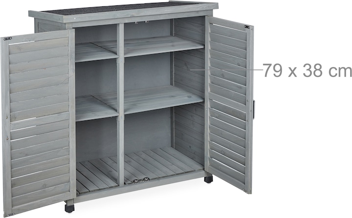 Image du produit Relaxdays Armoire de jardin