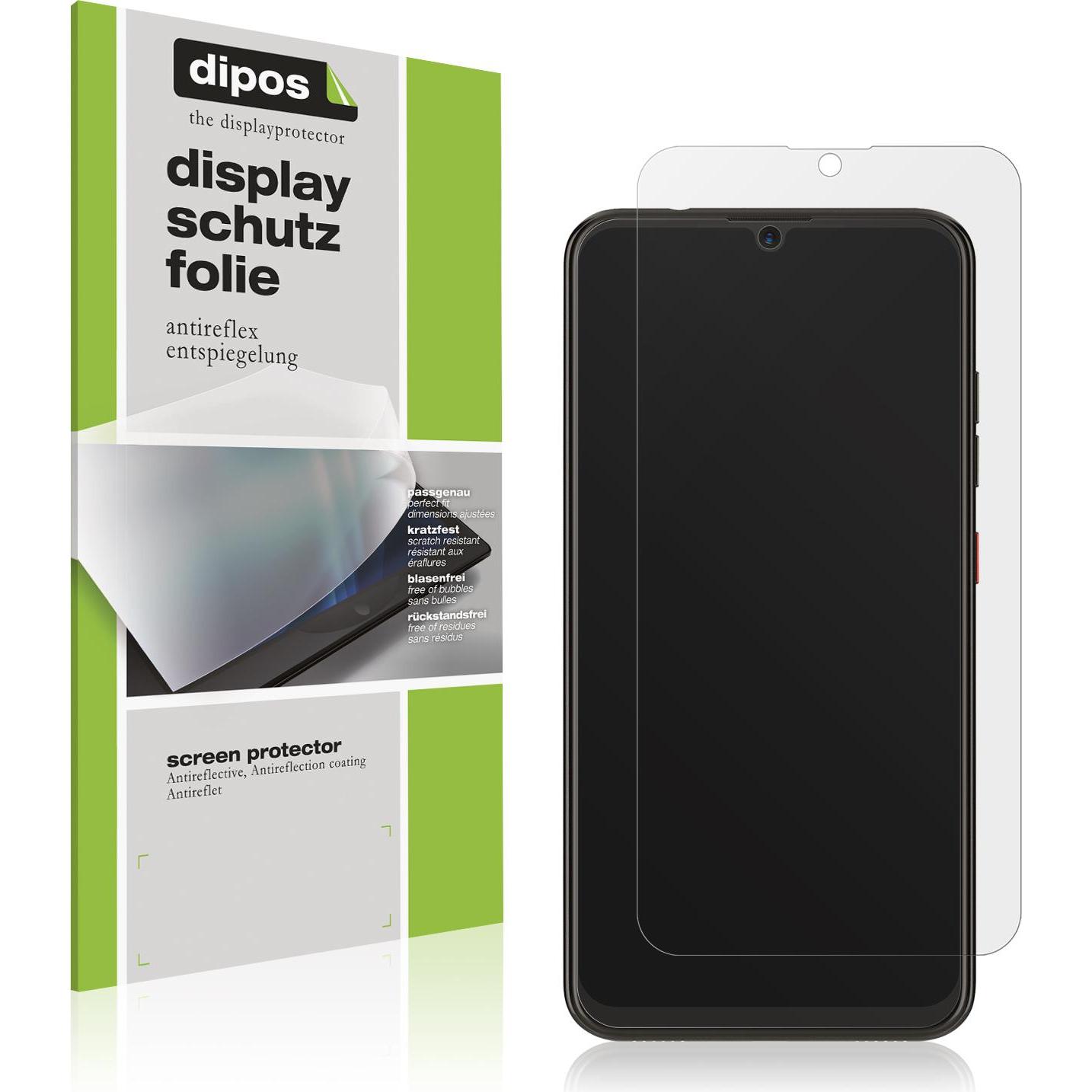 Dipos Displayschutzfolie Antireflex (2 Stück, A1 Alpha), Smartphone Schutzfolie, Transparent