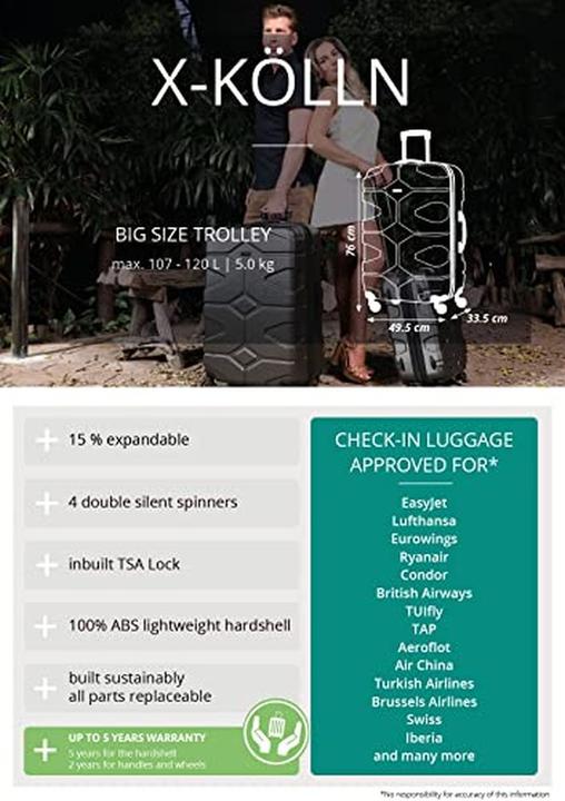 Actual product image Hauptstadtkoffer X-Kölln - Large hard-shell suitcase (124 l)