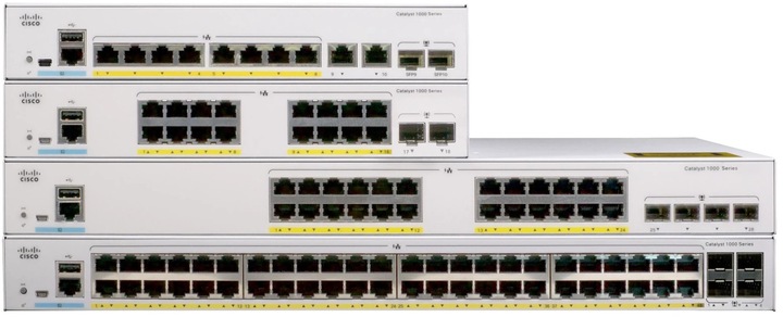 Produktbild Cisco PoE+ Switch C1000-16P-E-2G-L 16 Port (16 Ports)
