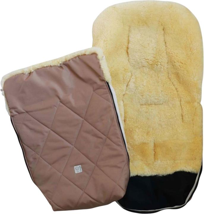 Actual product image Kaiser Baby Kaiser Lammfell Fusssack Coosy, sand