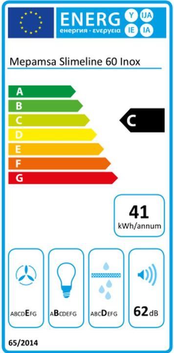Energie-Label Mepamsa Slimline 60
