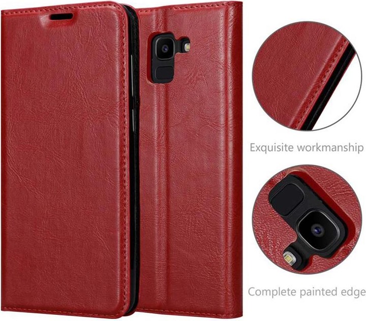 Actual product image Cadorabo Book Invisible Magnet Cover (Samsung Galaxy J6 (2018))