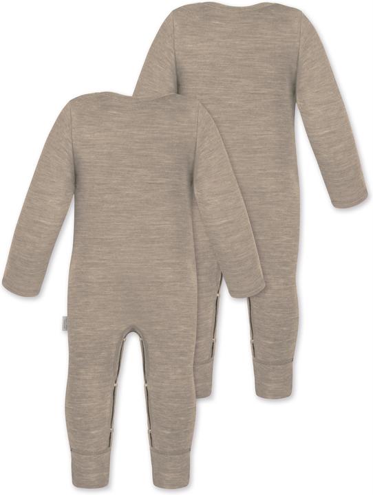 Actual product image Normani 2-pack baby merino romper "Tangoio" - 9593 (74)