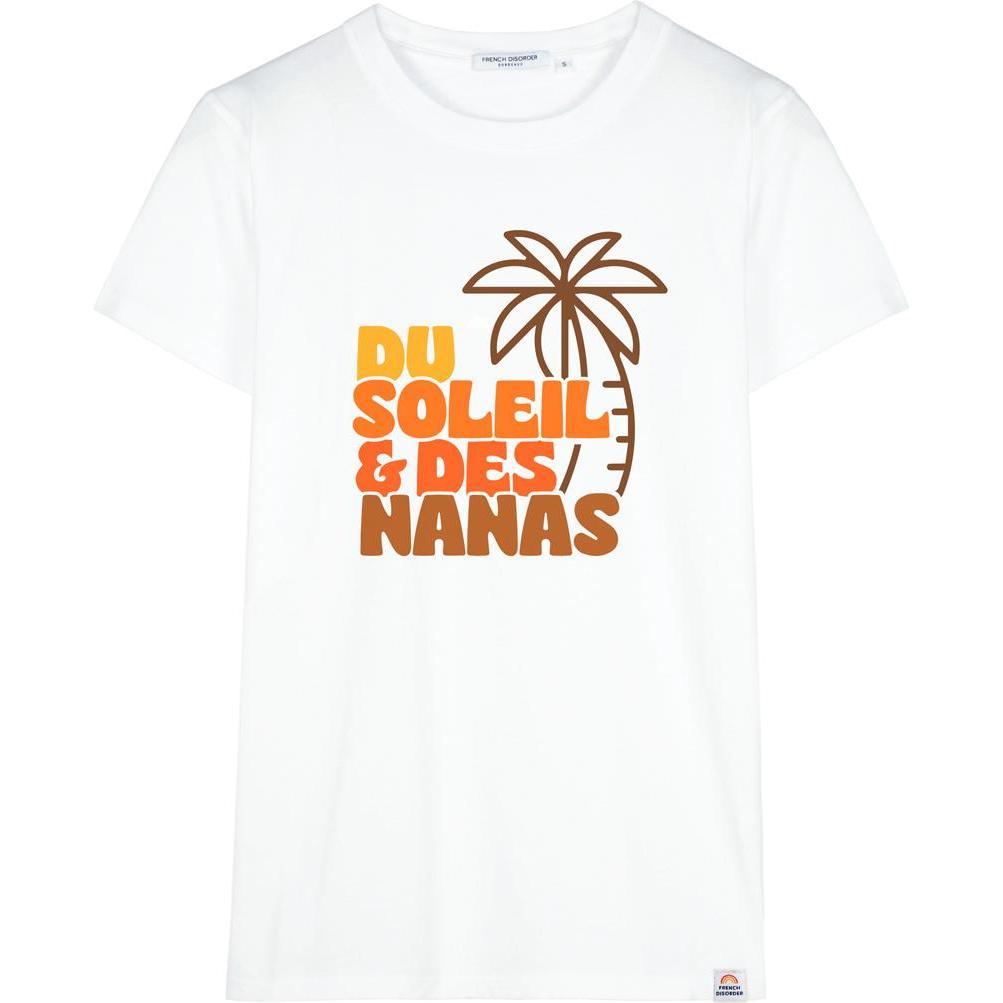 French Disorder, Damen, Shirt, t-shirt damen soleil, Weiss, (XS)