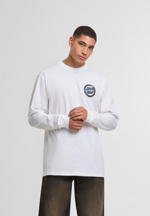 Actual product image Santa Cruz Holo Flamed Dot Longsleeve - 125529 (S)