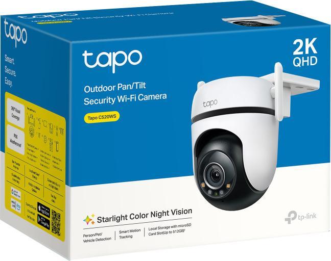 Actual product image TP-Link Tapo C520WS 4MP 360° outdoor camera MicroSD (2560 x 1440 Pixels)