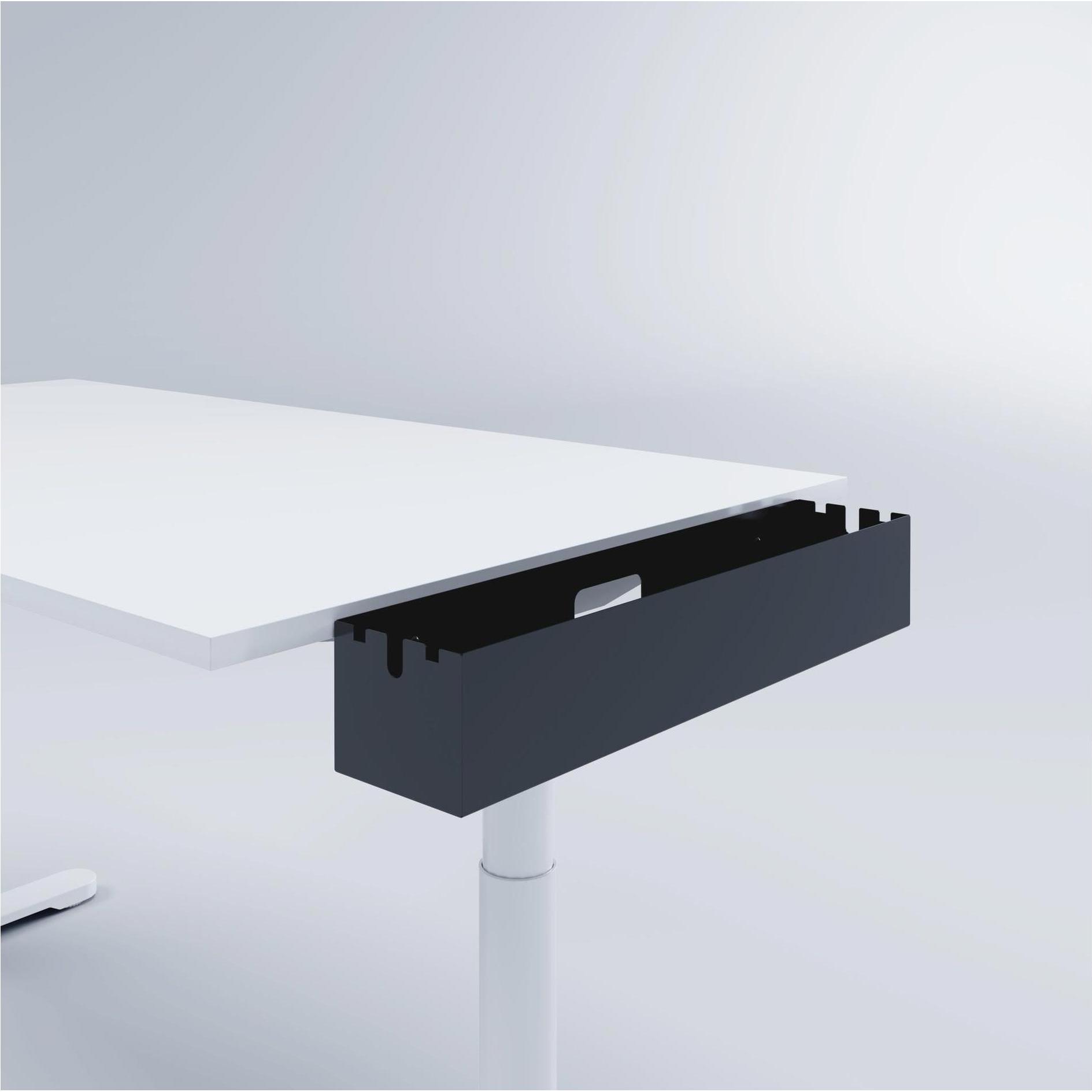 Thumbnail - Actiforce, Schreibtisch Accessoire, Multibox L inkl. Tischplatten Montagekit, Schwarz