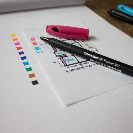 Produktbild Schneider Fineliner 967 (Blau, 10 x)
