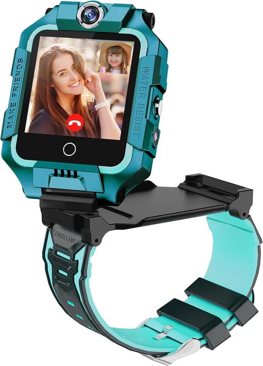 Produktbild Eleoption 4G GPS-Smartwatch für Kinder mit Kamera, Videoanrufen, SOS und wasserdicht (45 mm, 4G)