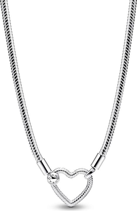Pandora Moments heart necklace silver (Silver 925, 45 cm)