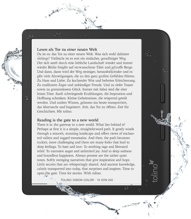 Produktbild tolino Vision Color (7", 32 GB, Schwarz)