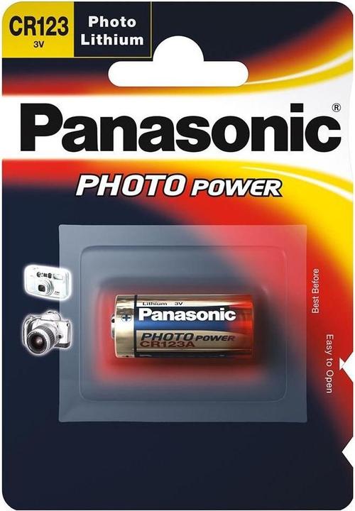 Actual product image Panasonic Photo Lithium (1 pcs., CR123A / CR123 / 123 / CR17345, 1550 mAh)