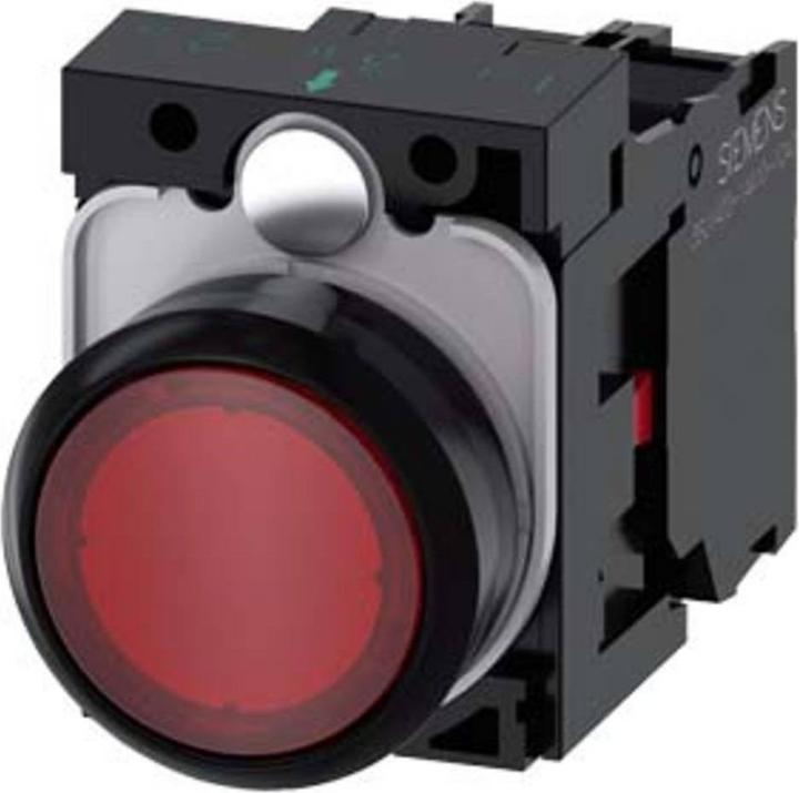Produktbild Siemens Ill pushbutton 22mm red 1NC