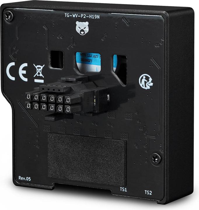 Actual product image Thermal Grizzly WireView Pro II (schwarz, Reversed, 12V-2x6-Pin, USB-C) (12V-2x6)