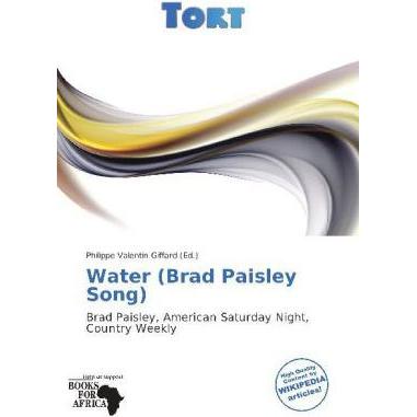 Water (Brad Paisley Song), Fachbücher