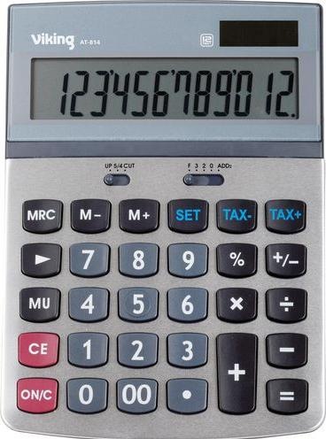 Actual product image Office Depot Financial calculator AT-814 Silver (Batteries, Solar cells)