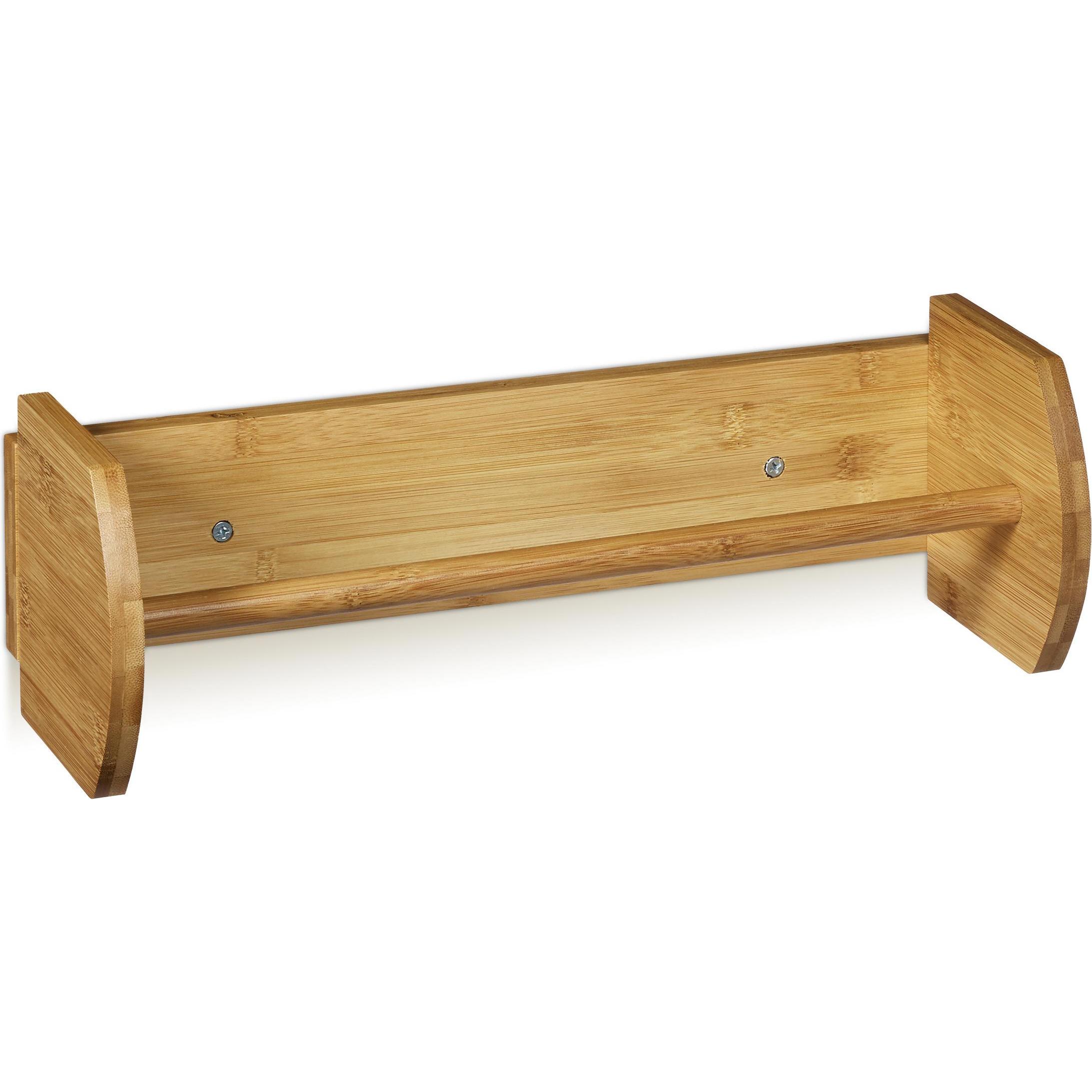 Thumbnail - Relaxdays Wand, Küchenrollenhalter, Braun