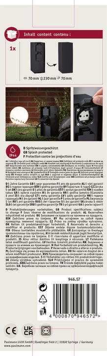 Produktbild Paulmann Steckdosensäule