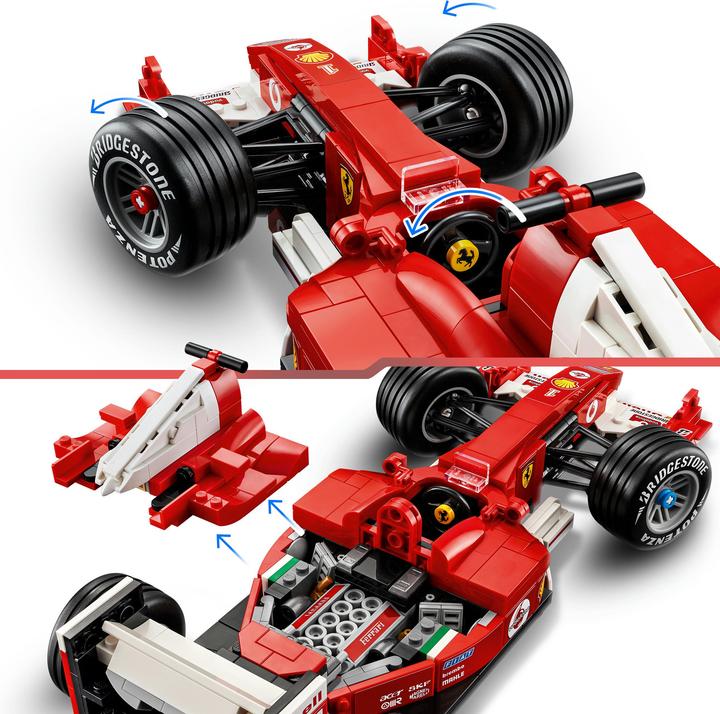 Immagine prodotto LEGO Ferrari F2004 e Michael Schumacher (11375, LEGO Icons)