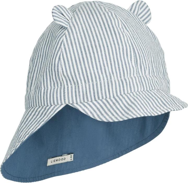Liewood Gorm Umkehrbarer Sonnenhut Stripe Wave