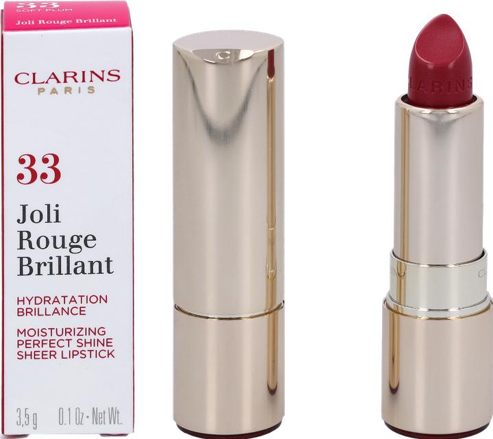 Immagine prodotto Clarins Joli Rouge Brilliant - Soft Plum 33 (Bordeaux)