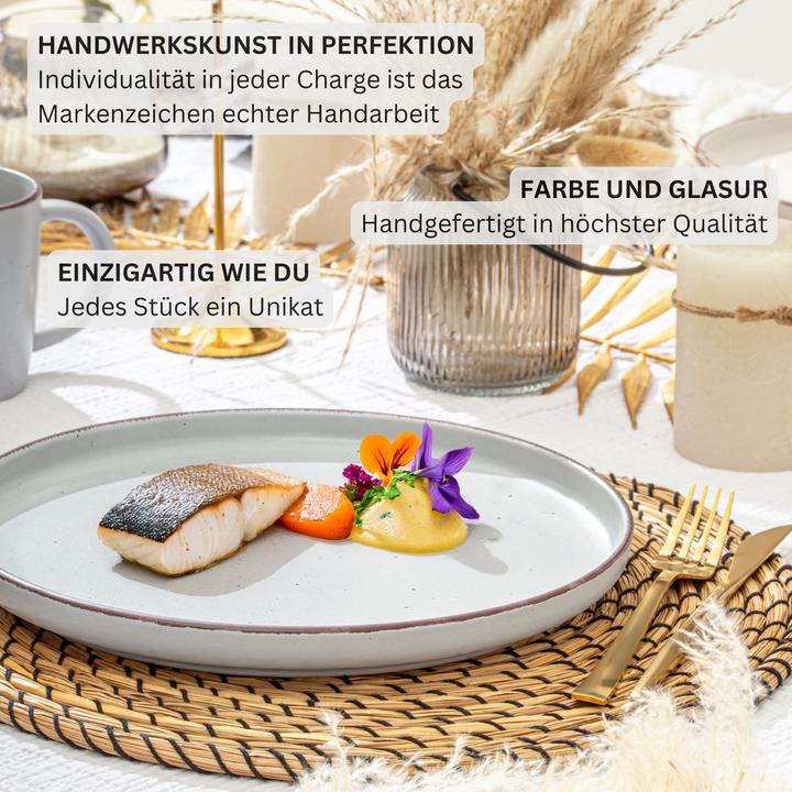 Produktbild Sänger Geschirr Speiseteller Set Bombay Stone (4x, 27 cm)