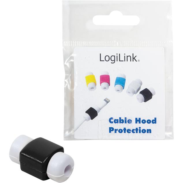 Thumbnail - LogiLink Knickschutz für USB-Kabel, Stromkabel