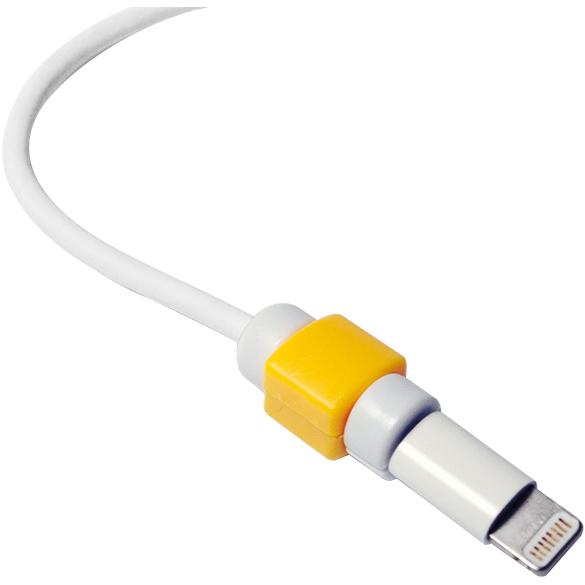 Thumbnail - LogiLink Knickschutz für USB-Kabel (Kabelführungen), Kabel Zubehör, Gelb