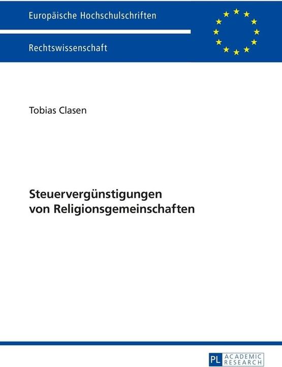 Produktbild Steuervergünstigungen von Religionsgemeinschaften (Tobias Clasen, 2014)
