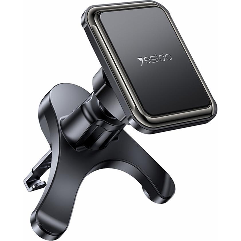 Yesido - Car Holder (C246) - Magnetic, for Air Vent, Upgraded Clip, Free Rotating Angle - Black, Supporto per smartphone, Nero