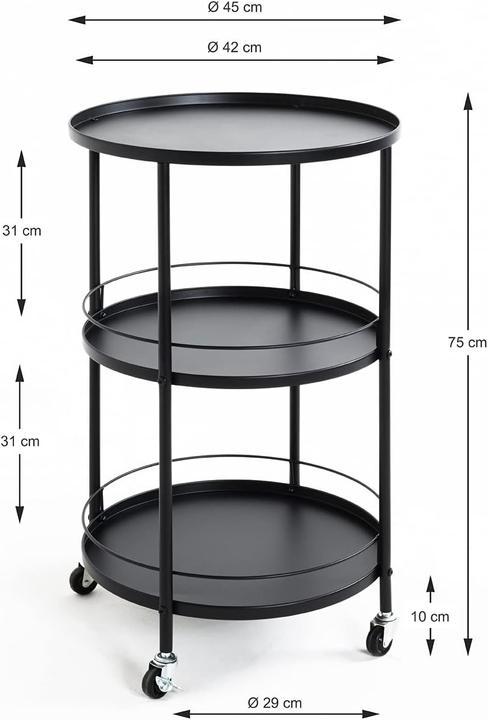 Immagine prodotto HAKU Möbel Carrello di servizio