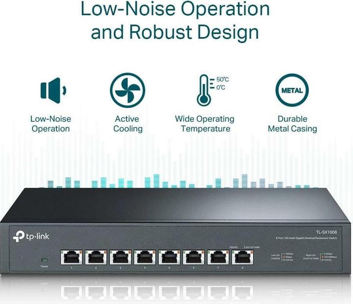 Produktbild TP-Link TL-SX1008 (8 Ports)
