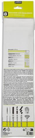 Produktbild Pebeo 8 Flache + runde ML-Bürste SBB
