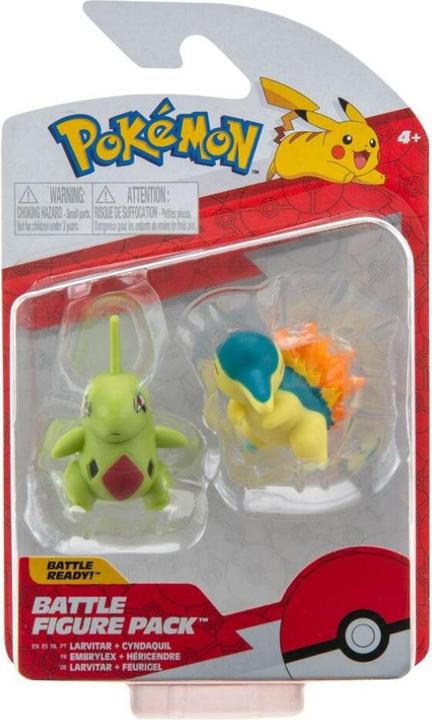 Actual product image Proxy Pokemon - Battle Figure Pack - Cyndaquil and Larvitar (PKW0140)