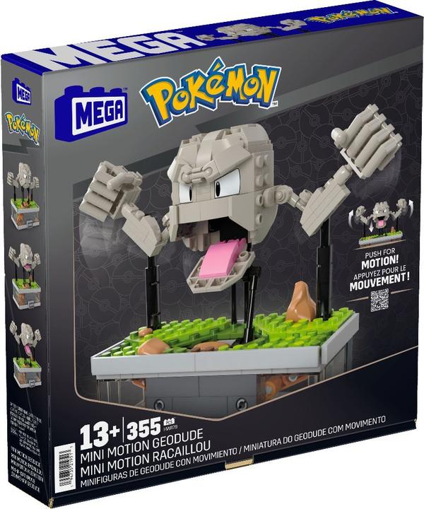 Actual product image MEGA Pokémon Mini Motion small stone movable building set