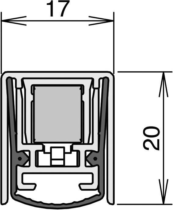 Produktbild Cardatec Türabsenkdichtungen D5