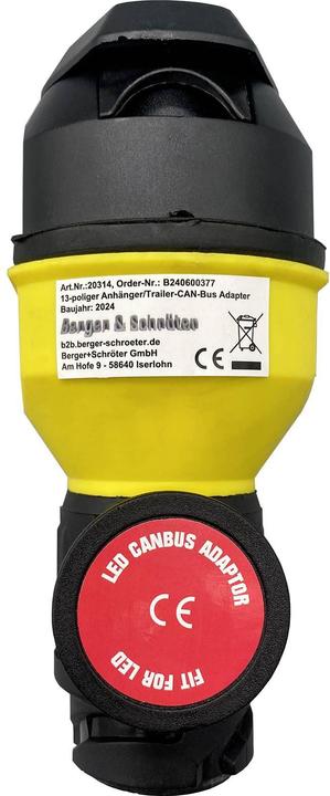 Produktbild Berger & Schröter Verbindungsdose Stecker 13polig