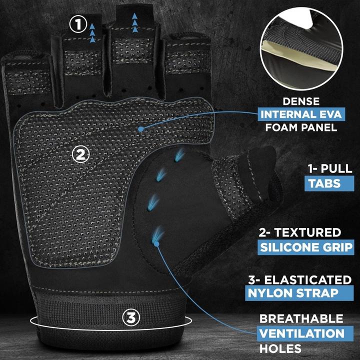 Actual product image Rdx Gym Weight Lifting Gloves T1 (XL)